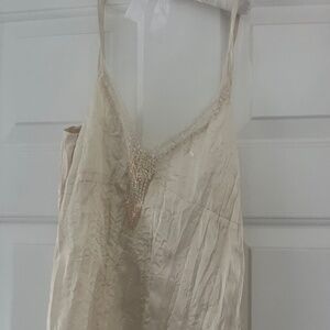 Vintage silk tank top